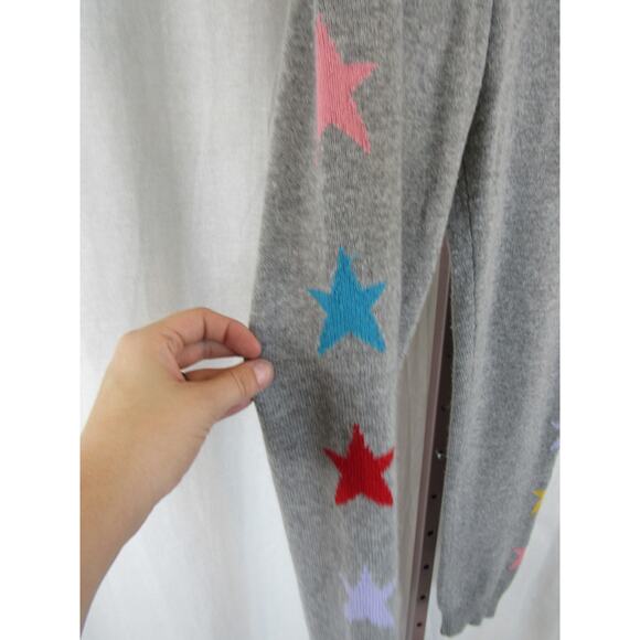 Chinti & Parker XS Multi Stars Wool-Cashmere Track Pants Grey Gray Joggers - Picture 4 of 8